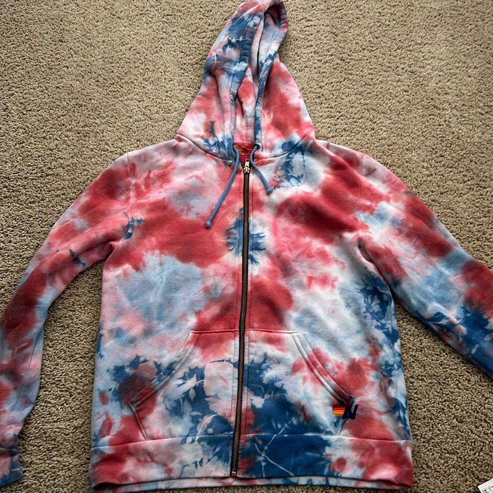 Aviator nation zip up hoodie